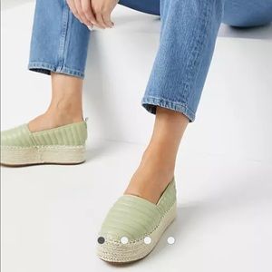 ASOS DESIGN Jack quilted flatform espadrilles